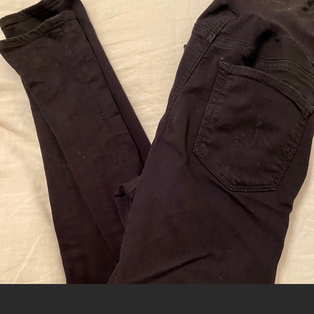 AG maternity black jeans